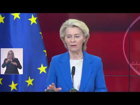 Прес-конференција на претседателката на ЕK, Урсула фон дер Лајен и премиерот Христијан Мицкоски (МК)